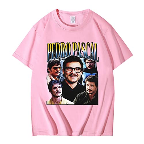 Trconk T-Shirts Pedro Pascal Grafik T-Shirts Kurze Ärmel Männer Frauen Baumwolle Lässig T-Shirts Oberteile Übergröße Vintage Streetwear Kurze Ärmel Oberteile-Black||XXS Trconk T-Shirts Pedro Pascal Grafik T-Shirts Kurze Ärmel Männer Frauen Baumwolle Lässig T-Shirts Oberteile Übergröße Vintage Streetwear Kurze Ärmel Oberteile-Black||XXS von Trconk