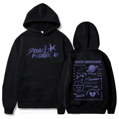 Trconk Gracie Abrams Goed Riddance Album Hoodie Unisex Tops Langarm Pullover Sweatshirts Gedruckt Ehepaar Kapuzenpullover Für Männer Frauen XS~4XL-Black||XS Trconk Gracie Abrams Goed Riddance Album Hoodie Unisex Tops Langarm Pullover Sweatshirts Gedruckt Ehepaar Kapuzenpullover Für Männer Frauen XS~4XL-Black||XS von Trconk
