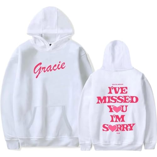 Trconk Gracie Abrams I've Missed You Im Sorry Tour Merch Kapuzenpullover Unisex Pocket Drawstring Langarm Sweatshirt Fashion Bedruckte Pullover Hoodies Für Männer Frauen XS~4XL-Black||XS Trconk Gracie Abrams I've Missed You Im Sorry Tour Merch Kapuzenpullover Unisex Pocket Drawstring Langarm Sweatshirt Fashion Bedruckte Pullover Hoodies Für Männer Frauen XS~4XL-Black||XS von Trconk