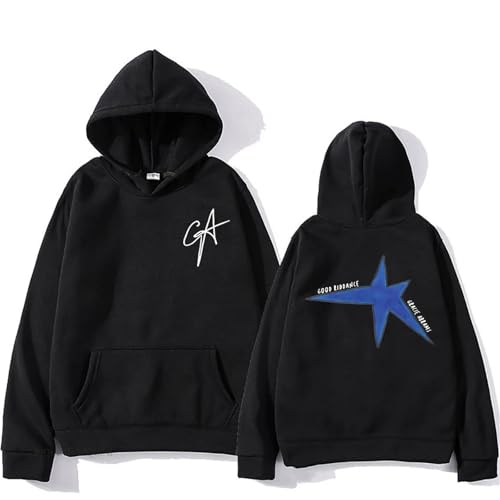 Trconk Gracie Abrams Kapuzenpullover Unisex Bedruckte Langarm Sweatshirts Mode Übergroß Lässige Pullover Hoodies Streetwear Für Männer Frauen XS~4XL-Black||XS von Trconk