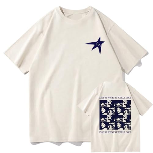 Trconk Gracie Abrams T-Shirts Unisex Bedruckte Kurzarm Baumwoll Tops Übergröße Casual T-Shirts Couple Tops XS~4XL-Black||XS Trconk Gracie Abrams T-Shirts Unisex Bedruckte Kurzarm Baumwoll Tops Übergröße Casual T-Shirts Couple Tops XS~4XL-Black||XS von Trconk