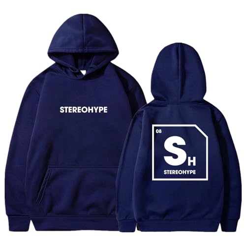 Trconk James Hype Stereohype Kapuzenpullover Unisex Casual Langarm Sweatshirts Männer Frauen Bedruckte Mode Pullover Hoodies Streetwear XXS~4XL-Black||XXS Trconk James Hype Stereohype Kapuzenpullover Unisex Casual Langarm Sweatshirts Männer Frauen Bedruckte Mode Pullover Hoodies Streetwear XXS~4XL-Black||XXS von Trconk