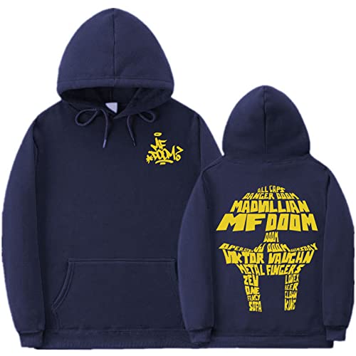 Trconk Kapuzenpullover MF Doom Bedruckt Kapuzenpullover Sweatshirt Langärmelig Männer Frauen Straßenkleidung Lässig Vintage Sweatshirts Oberteile XXS~3XL-Black||XXS Trconk Kapuzenpullover MF Doom Bedruckt Kapuzenpullover Sweatshirt Langärmelig Männer Frauen Straßenkleidung Lässig Vintage Sweatshirts Oberteile XXS~3XL-Black||XXS von Trconk