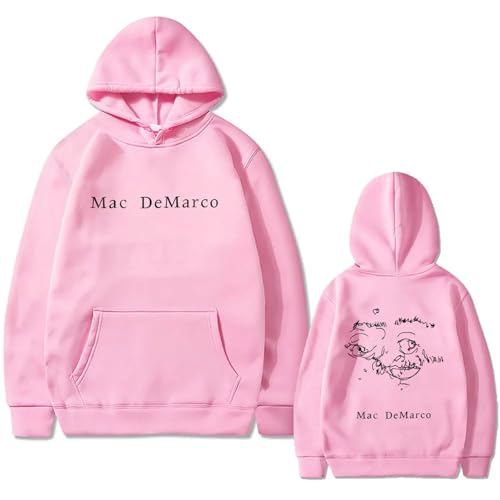 Trconk Mac Demarco One Wayen G Album Kapuzenpullover Unisex Bedruckte Langarm Hoodies Übergröße Lässige Pullover Sweatshirts Streetwear Für Männer Frauen XS~4XL-Black||XS von Trconk