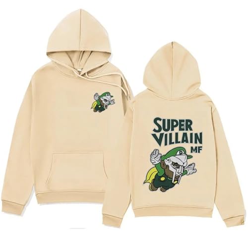Trconk Rapper Mf Doom Übergröße Kapuzenpullover Mode Karikatur Pullover Lässig Lose Sweatshirts Unisex Langärmelig Oberteile Herren/Damen-Black||XXS Trconk Rapper Mf Doom Übergröße Kapuzenpullover Mode Karikatur Pullover Lässig Lose Sweatshirts Unisex Langärmelig Oberteile Herren/Damen-Black||XXS von Trconk