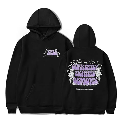 Trconk Sam and Colby XPLR Merch Kapuzenpullover Unisex Bedruckte Langarm Tops Männer Frauen Hoodie Mode Sweatshirt Streetwear Kleidung XXS-4XL-Black||3XL von Trconk