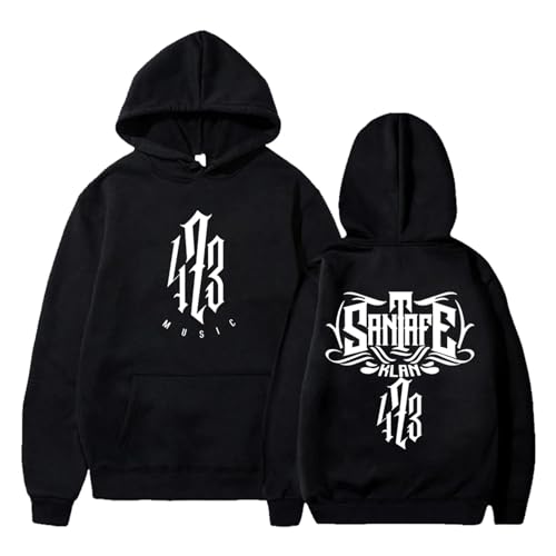 Trconk Santa Fe Klan Kapuzenpullover 2D Unisex Hip Hop Langarm Sweatshirts Frauen Männer Übergröße Lässig Lose Pullover Sweatshirt Mode Kleidung-Black||XXS Trconk Santa Fe Klan Kapuzenpullover 2D Unisex Hip Hop Langarm Sweatshirts Frauen Männer Übergröße Lässig Lose Pullover Sweatshirt Mode Kleidung-Black||XXS von Trconk