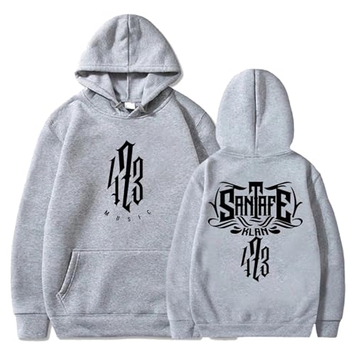 Trconk Santa Fe Klan Kapuzenpullover 2D Unisex Hip Hop Langarm Sweatshirts Frauen Männer Übergröße Lässig Lose Pullover Sweatshirt Mode Kleidung-Black||XXS Trconk Santa Fe Klan Kapuzenpullover 2D Unisex Hip Hop Langarm Sweatshirts Frauen Männer Übergröße Lässig Lose Pullover Sweatshirt Mode Kleidung-Black||XXS von Trconk