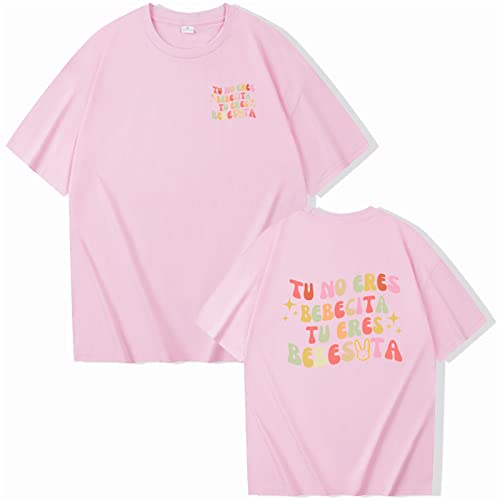 Trconk T-Shirts Bad Bunny Lässig Lose T-Shirts Kurze Ärmel Oberteile Männer Frauen Hip Hop Mode Bequem Vielseitig Kurzärmelig T-Shirts Jungen Mädchen-Black||XXS von Trconk