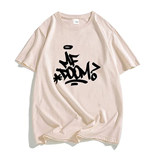 Trconk T-Shirts MF Doom Bedruckt Vielseitig T-Shirts Kurze Ärmel Männer Frauen Baumwolle Lässig Lose Mode T-Shirts Kurze Ärmel Oberteile-Black||XXS Trconk T-Shirts MF Doom Bedruckt Vielseitig T-Shirts Kurze Ärmel Männer Frauen Baumwolle Lässig Lose Mode T-Shirts Kurze Ärmel Oberteile-Black||XXS von Trconk