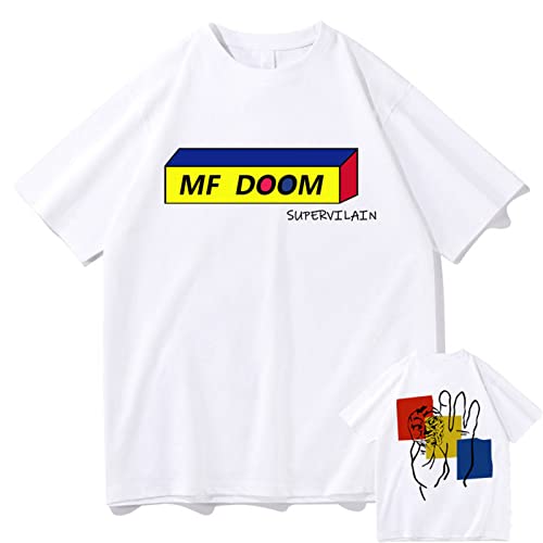 Trconk T-Shirts Mf Doom Doppelt Sided Druck T-Shirts Männer Frauen Mode Schwarz T-Shirts Rein Baumwolle T-Shirts Übergröße Hip Hop Straße Kurze Ärmel Oberteile-Black||XXS Trconk T-Shirts Mf Doom Doppelt Sided Druck T-Shirts Männer Frauen Mode Schwarz T-Shirts Rein Baumwolle T-Shirts Übergröße Hip Hop Straße Kurze Ärmel Oberteile-Black||XXS von Trconk