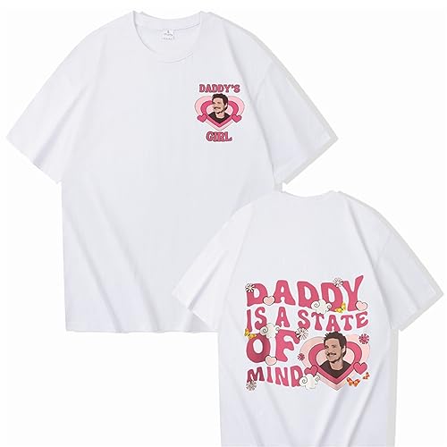 Trconk T-Shirts Pedro Pascal Baumwolle Bedruckt T-Shirts Männer Frauen Straßenkleidung Lose Bequem Vielseitig Kurzärmelig Neutral Paar Oberteile XXS~4XL-Black||XXS Trconk T-Shirts Pedro Pascal Baumwolle Bedruckt T-Shirts Männer Frauen Straßenkleidung Lose Bequem Vielseitig Kurzärmelig Neutral Paar Oberteile XXS~4XL-Black||XXS von Trconk