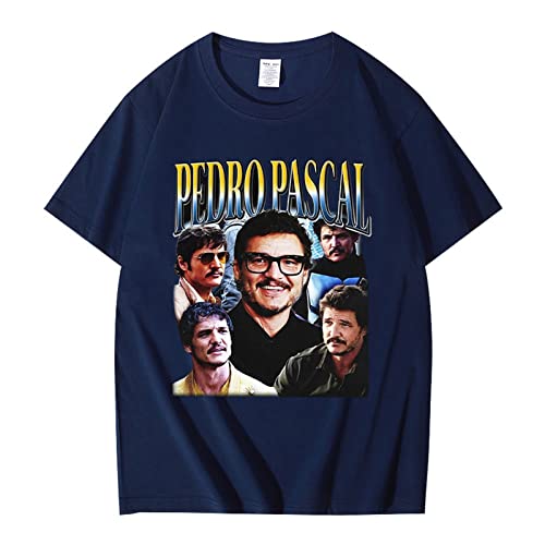 Trconk T-Shirts Pedro Pascal Grafik T-Shirts Kurze Ärmel Männer Frauen Baumwolle Lässig T-Shirts Oberteile Übergröße Vintage Streetwear Kurze Ärmel Oberteile-Black||XXS Trconk T-Shirts Pedro Pascal Grafik T-Shirts Kurze Ärmel Männer Frauen Baumwolle Lässig T-Shirts Oberteile Übergröße Vintage Streetwear Kurze Ärmel Oberteile-Black||XXS von Trconk
