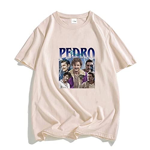 Trconk T-Shirts Pedro Pascal Lässig Mode T-Shirts Kurze Ärmel Oberteile Baumwolle Locker Bequem Vielseitig T-Shirts Neutral T-Shirts Kurze Ärmel-Black||XXS Trconk T-Shirts Pedro Pascal Lässig Mode T-Shirts Kurze Ärmel Oberteile Baumwolle Locker Bequem Vielseitig T-Shirts Neutral T-Shirts Kurze Ärmel-Black||XXS von Trconk