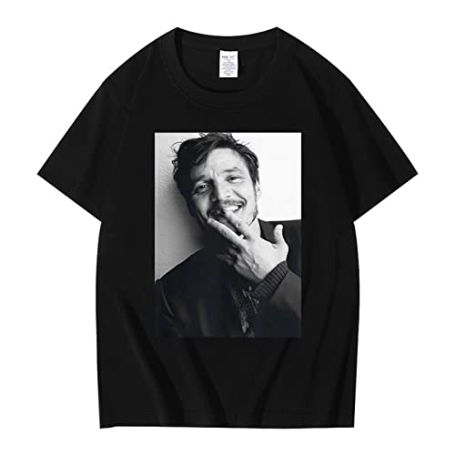 Trconk T-Shirts Pedro Pascal Mode Druck T-Shirts Kurze Ärmel Männer Frauen Lässig Baumwolle T-Shirts Kurzärmelig Straßenkleidung Oberteile XXS~4XL-Black||XXS Trconk T-Shirts Pedro Pascal Mode Druck T-Shirts Kurze Ärmel Männer Frauen Lässig Baumwolle T-Shirts Kurzärmelig Straßenkleidung Oberteile XXS~4XL-Black||XXS von Trconk