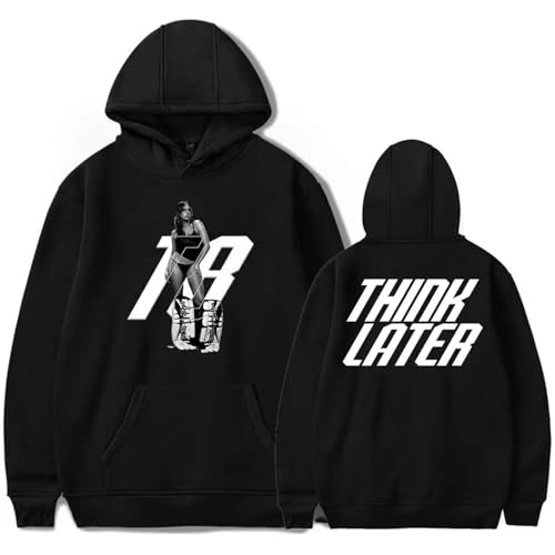 Trconk Tate McRae Think Later Tour Merch Kapuzenpullover Herren Damen Mode Casual Langarm Sweatshirts Übergröße Einzigartige Pullover Hoodies XXS~4XL-Black||XXS Trconk Tate McRae Think Later Tour Merch Kapuzenpullover Herren Damen Mode Casual Langarm Sweatshirts Übergröße Einzigartige Pullover Hoodies XXS~4XL-Black||XXS von Trconk