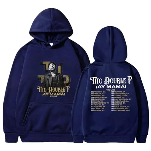 Trconk Tito Double P Kapuzenpullover Männer Frauen Unisex Casual Pullover Sweatshirts Bedruckte Mode Lose Langarm Hoodies Streetwear XS~4XL-Black||XS von Trconk