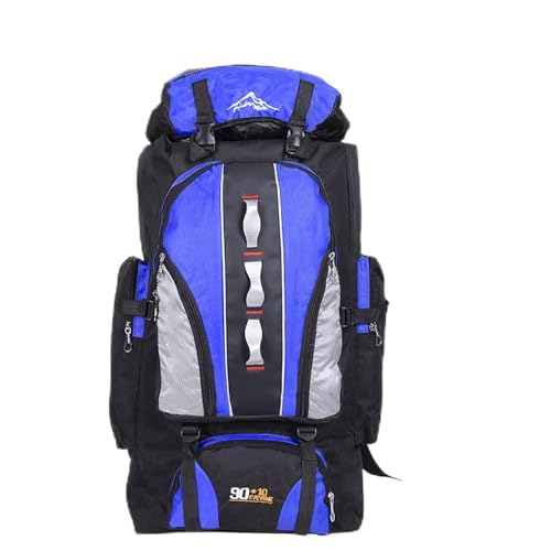 Treer 80/100L Wanderrucksäcke Extra Large Leichter Trekkingrucksäcke Reiserucksack, Wasserabweisender Rucksack mit Belüftungssystem für Trekking Camping Radfahren Reisen Klettern (100L,Himmelblau) Treer 80/100L Wanderrucksäcke Extra Large Leichter Trekkingrucksäcke Reiserucksack, Wasserabweisender Rucksack mit Belüftungssystem für Trekking Camping Radfahren Reisen Klettern (100L,Himmelblau) von Treer