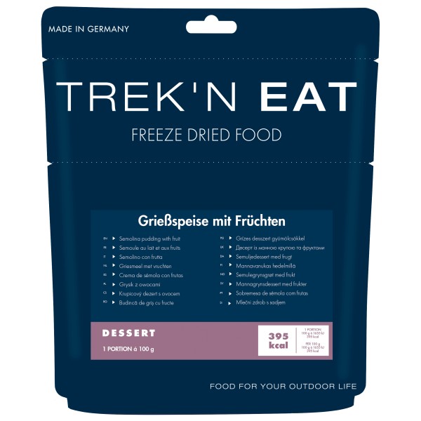 Trek'n Eat - Semolina Pudding with Fruits Gr 100 g Trek'n Eat - Semolina Pudding with Fruits Gr 100 g von Trek'n Eat
