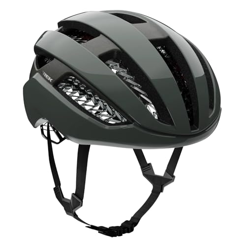 Bontrager Circuit WaveCel Rennrad Fahrrad Helm Olive grün/schwarz 2024: Größe: S (51-57cm) von Trek