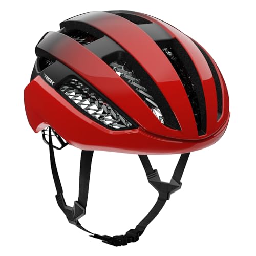 Bontrager Circuit WaveCel Rennrad Fahrrad Helm rot/schwarz 2024: Größe: L (58-63cm) von Trek