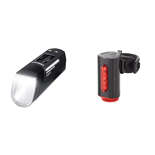 Trelock LS 760 I-Go Vision Frontscheinwerfer, schwarz, One Size & Fischer Twin Fahrrad-Rücklicht mit 360° Bodenleuchte für mehr Sichtbarkeit und Schutz, aufladbarer Akku Trelock LS 760 I-Go Vision Frontscheinwerfer, schwarz, One Size & Fischer Twin Fahrrad-Rücklicht mit 360° Bodenleuchte für mehr Sichtbarkeit und Schutz, aufladbarer Akku von Trelock