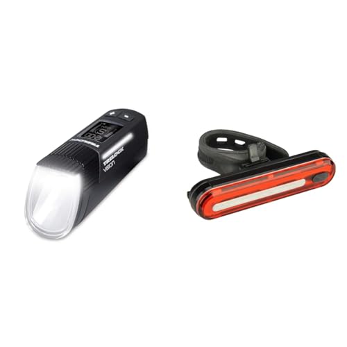 Trelock LS 760 I-Go Vision Frontscheinwerfer & Fischer Fahrrad LED Akku-Stableuchte, 50 LEDs, Rücklicht, mit Akku und USB-Ladefunktion, Spritzwasserschutz nach IP44, StVZO-zugelassen Trelock LS 760 I-Go Vision Frontscheinwerfer & Fischer Fahrrad LED Akku-Stableuchte, 50 LEDs, Rücklicht, mit Akku und USB-Ladefunktion, Spritzwasserschutz nach IP44, StVZO-zugelassen von Trelock
