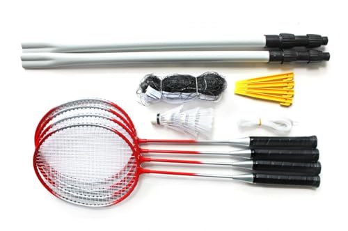 Trend Line Badminton-Set 8-teilig Badmintonschläger Badmintonnetz Badmintonball Trend Line Badminton-Set 8-teilig Badmintonschläger Badmintonnetz Badmintonball von Trend Line