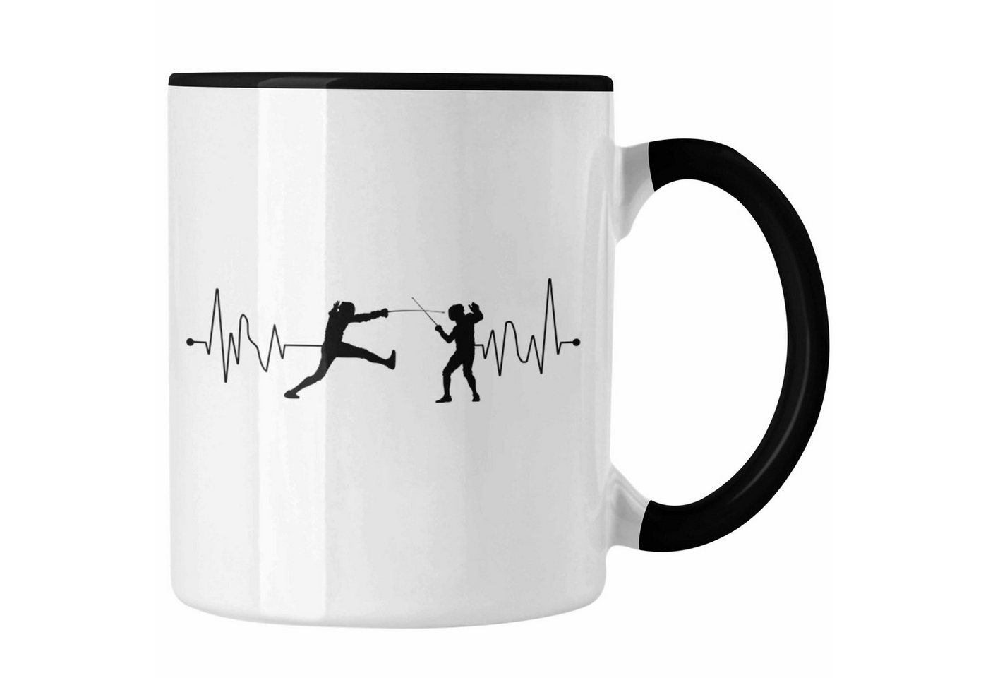Trendation Tasse Fechten Tasse Geschenk Herzschlag Fechter Geschenkidee Geburtstag Weih Trendation Tasse Fechten Tasse Geschenk Herzschlag Fechter Geschenkidee Geburtstag Weih von Trendation
