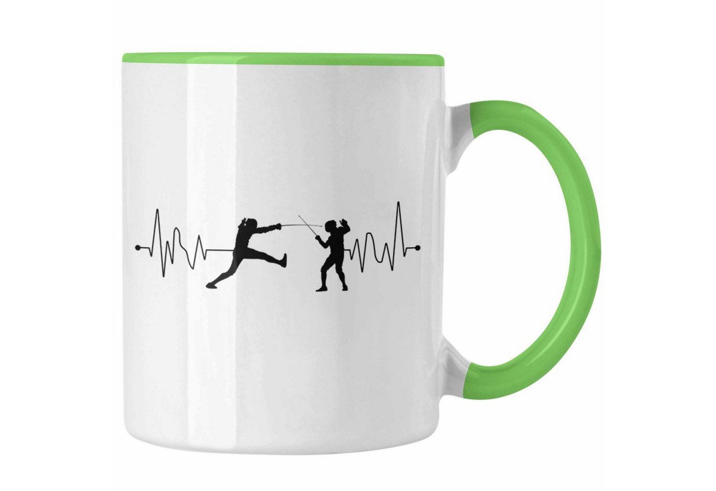 Trendation Tasse Fechten Tasse Geschenk Herzschlag Fechter Geschenkidee Geburtstag Weih Trendation Tasse Fechten Tasse Geschenk Herzschlag Fechter Geschenkidee Geburtstag Weih von Trendation