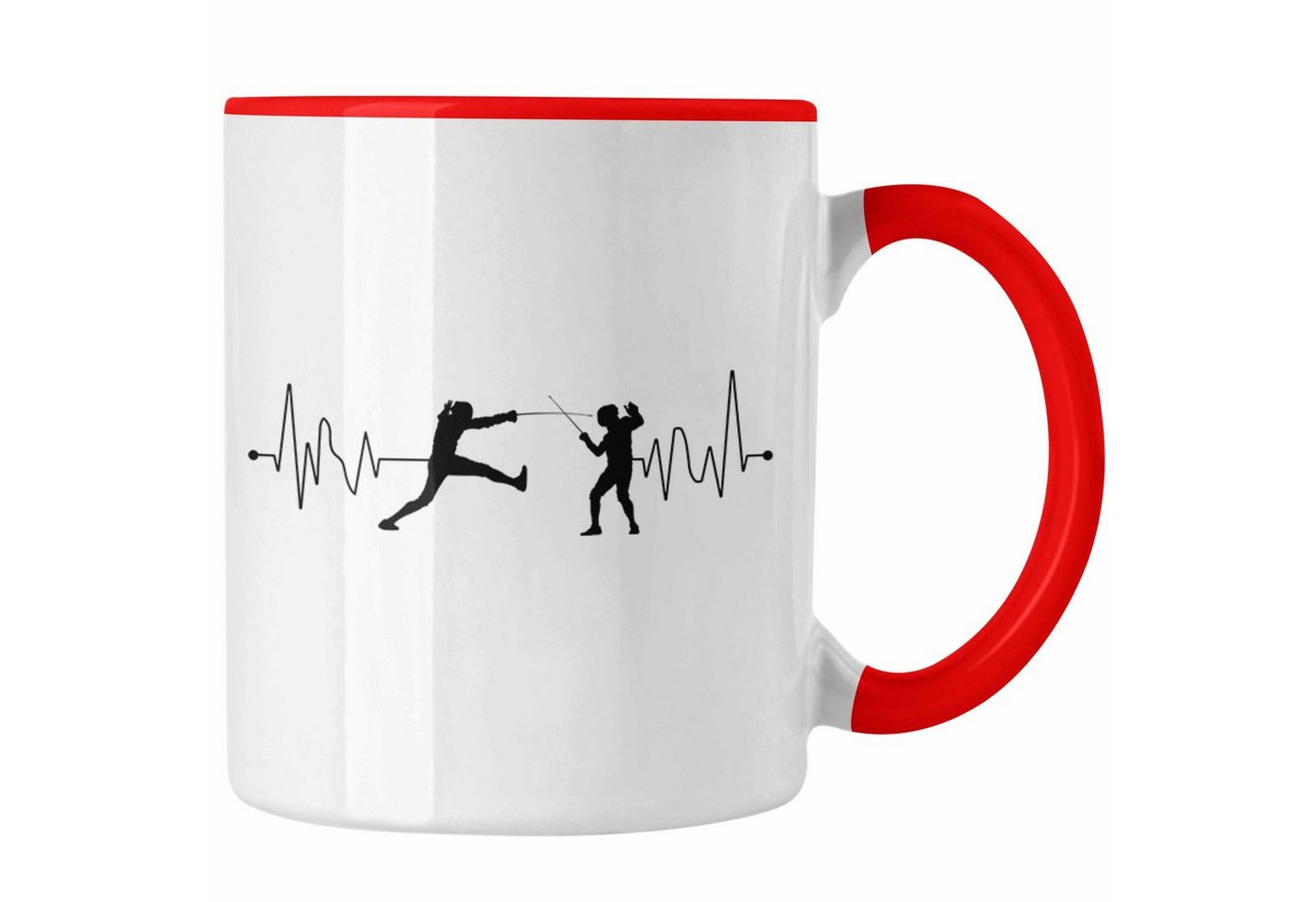 Trendation Tasse Fechten Tasse Geschenk Herzschlag Fechter Geschenkidee Geburtstag Weih Trendation Tasse Fechten Tasse Geschenk Herzschlag Fechter Geschenkidee Geburtstag Weih von Trendation