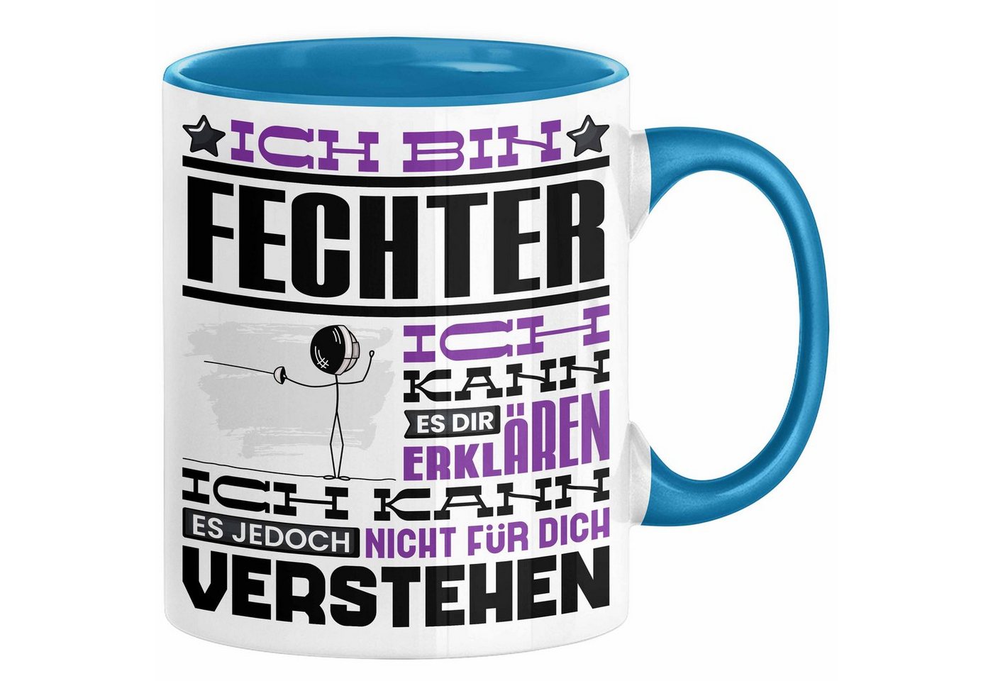 Trendation Tasse Fechter Geschenk Kaffee-Tasse Geschenkidee für Fechter Ich Bin Fechter Trendation Tasse Fechter Geschenk Kaffee-Tasse Geschenkidee für Fechter Ich Bin Fechter von Trendation