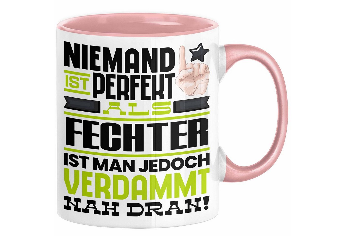 Trendation Tasse Fechter Geschenk Tasse Lustige Geschenkidee für Fechter Geburtstag Kaf von Trendation