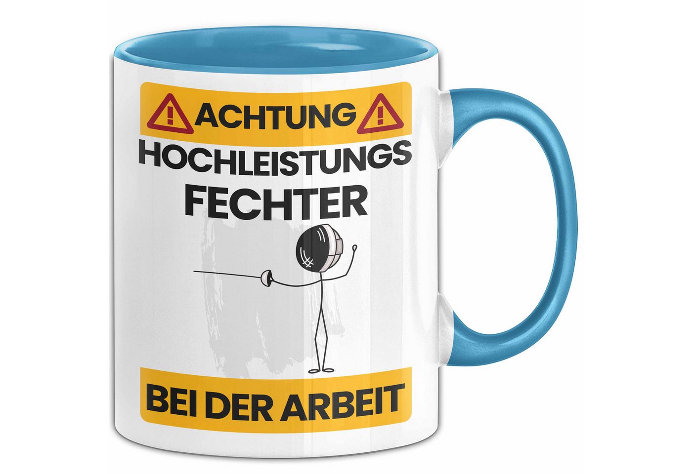 Trendation Tasse Fechter Tasse Geschenk Lustiger Spruch Geschenkidee für Fechter Achtun Trendation Tasse Fechter Tasse Geschenk Lustiger Spruch Geschenkidee für Fechter Achtun von Trendation