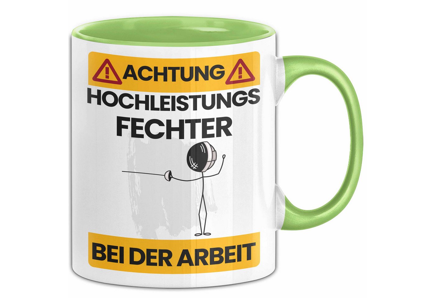 Trendation Tasse Fechter Tasse Geschenk Lustiger Spruch Geschenkidee für Fechter Achtun Trendation Tasse Fechter Tasse Geschenk Lustiger Spruch Geschenkidee für Fechter Achtun von Trendation
