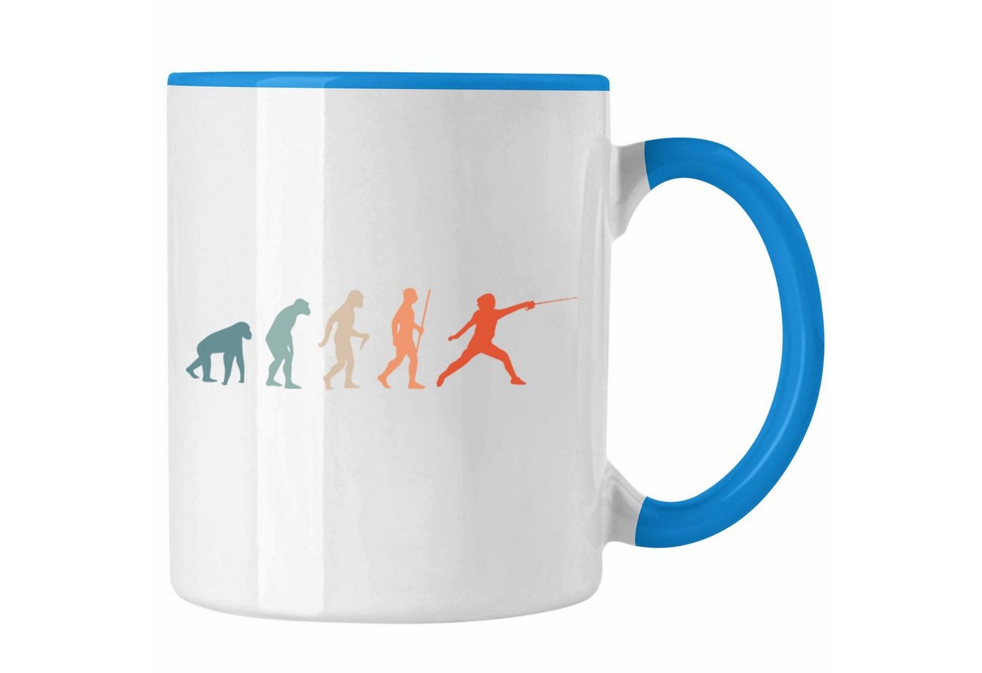 Trendation Tasse Lustige Fechten-Tasse Geschenk für Fechter Evolution von Trendation