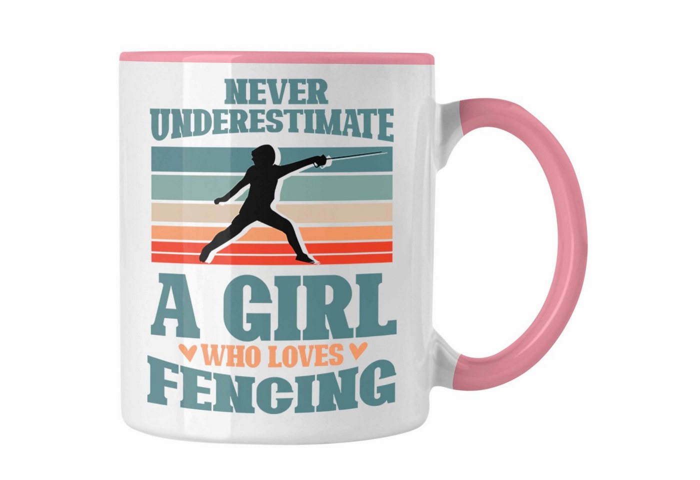 Trendation Tasse Lustige Fechten-Tasse für Mädchen und Frauen Geschenk für Fechterinnen Trendation Tasse Lustige Fechten-Tasse für Mädchen und Frauen Geschenk für Fechterinnen von Trendation