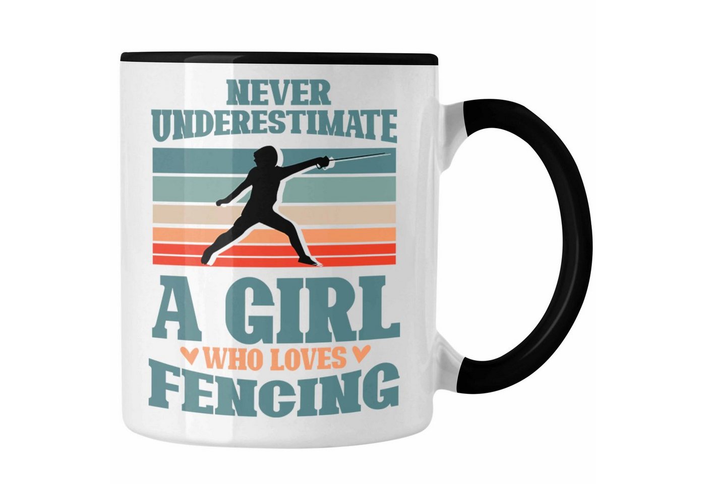 Trendation Tasse Lustige Fechten-Tasse für Mädchen und Frauen Geschenk für Fechterinnen Trendation Tasse Lustige Fechten-Tasse für Mädchen und Frauen Geschenk für Fechterinnen von Trendation
