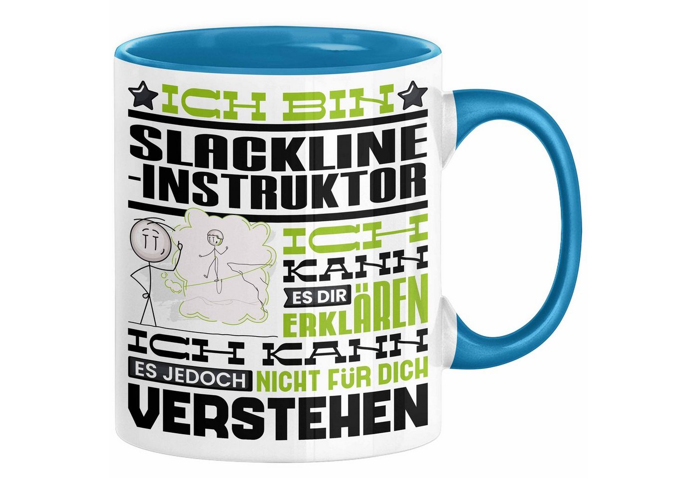 Trendation Tasse Slackline-Instruktor Geschenk Kaffee-Tasse Geschenkidee für Slackline- Trendation Tasse Slackline-Instruktor Geschenk Kaffee-Tasse Geschenkidee für Slackline- von Trendation