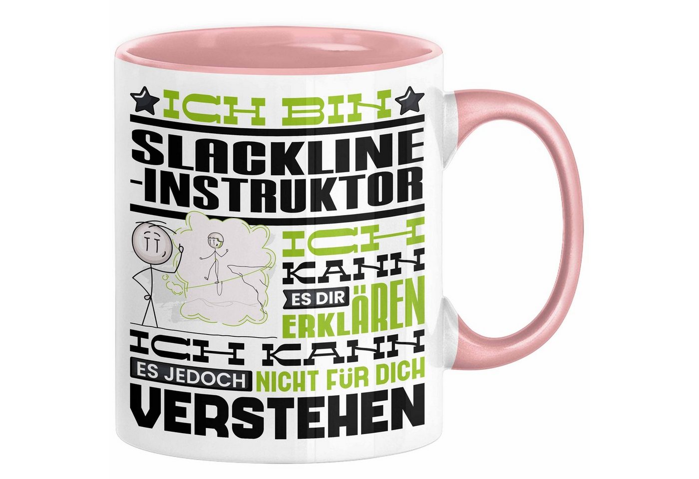 Trendation Tasse Slackline-Instruktor Geschenk Kaffee-Tasse Geschenkidee für Slackline- Trendation Tasse Slackline-Instruktor Geschenk Kaffee-Tasse Geschenkidee für Slackline- von Trendation