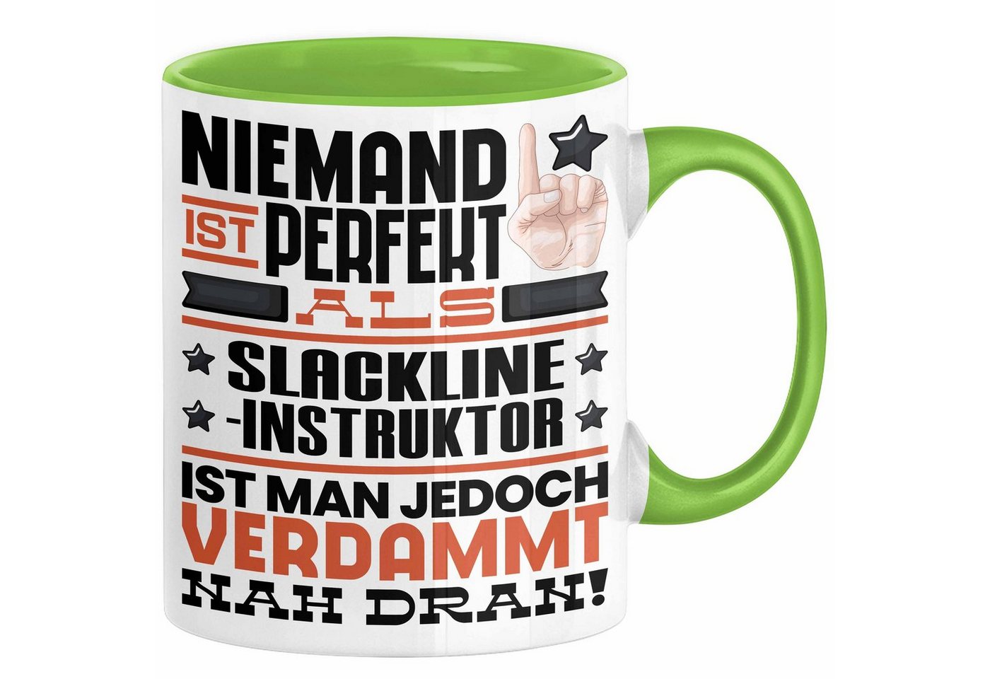 Trendation Tasse Slackline-Instruktor Geschenk Tasse Lustige Geschenkidee für Slackline Trendation Tasse Slackline-Instruktor Geschenk Tasse Lustige Geschenkidee für Slackline von Trendation