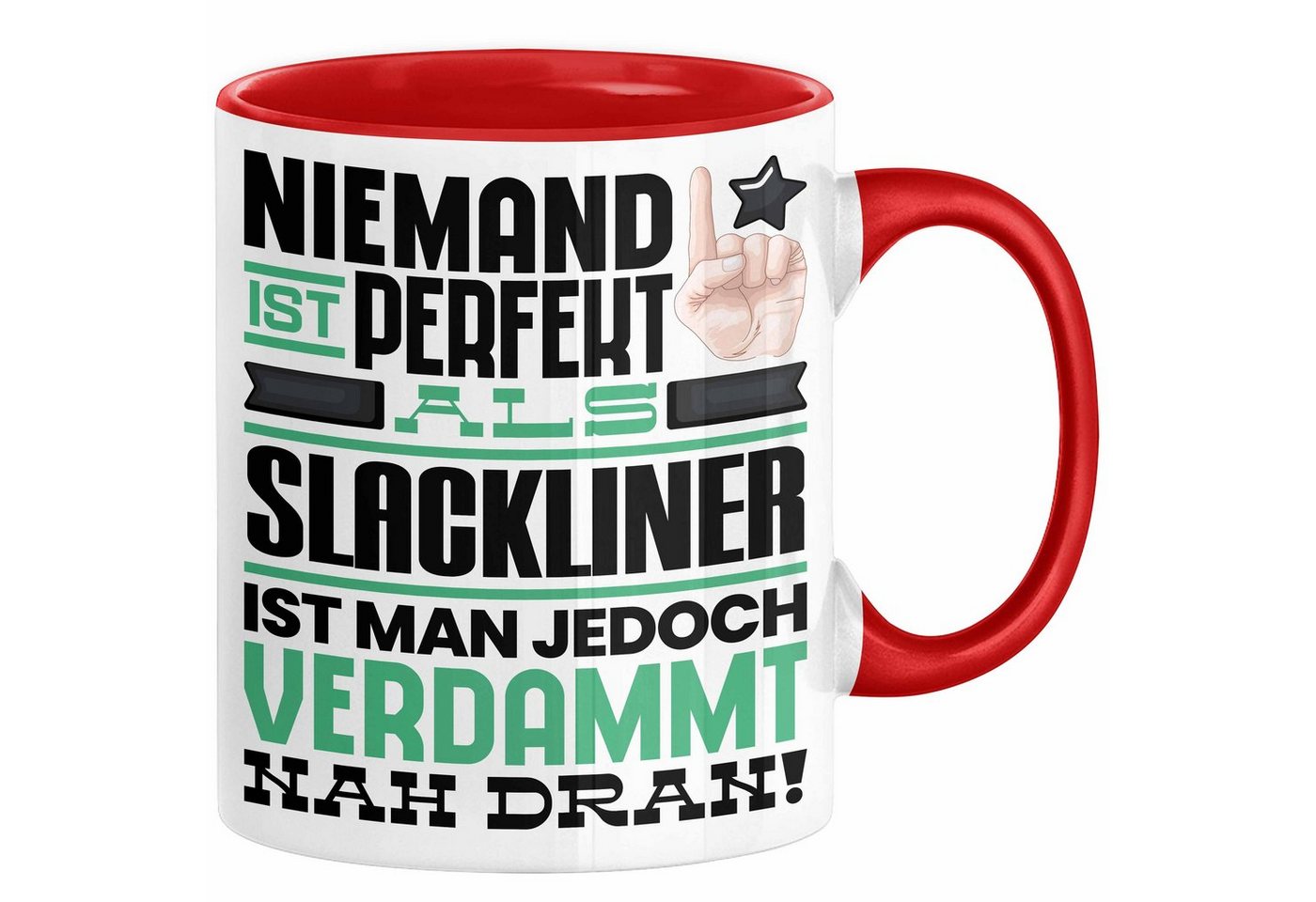 Trendation Tasse Slackliner Geschenk Tasse Lustige Geschenkidee für Slackliner Geburtst Trendation Tasse Slackliner Geschenk Tasse Lustige Geschenkidee für Slackliner Geburtst von Trendation