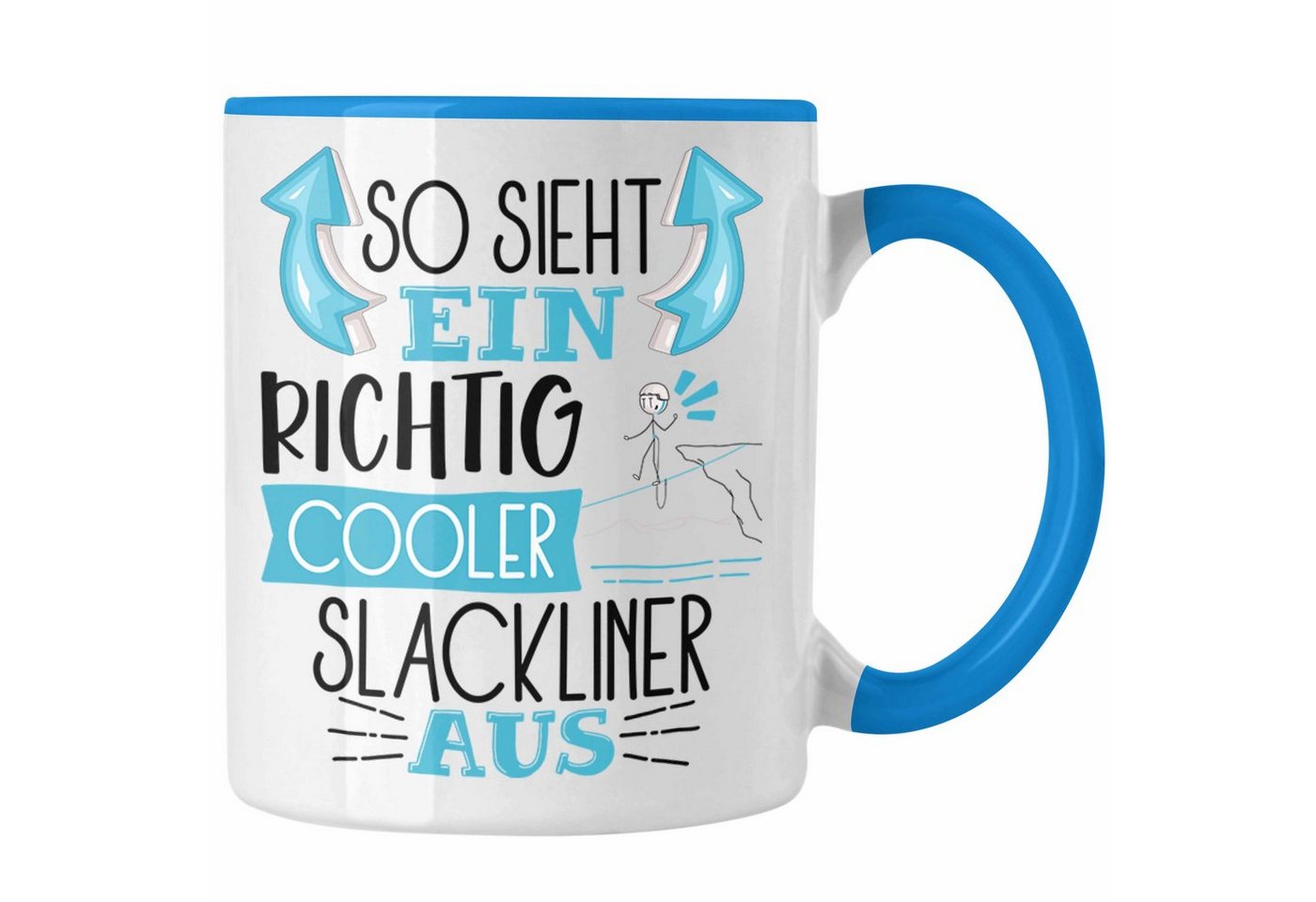 Trendation Tasse So Sieht Ein Richtig Cooler Slackliner Aus Tasse Geschenk für Slacklin Trendation Tasse So Sieht Ein Richtig Cooler Slackliner Aus Tasse Geschenk für Slacklin von Trendation