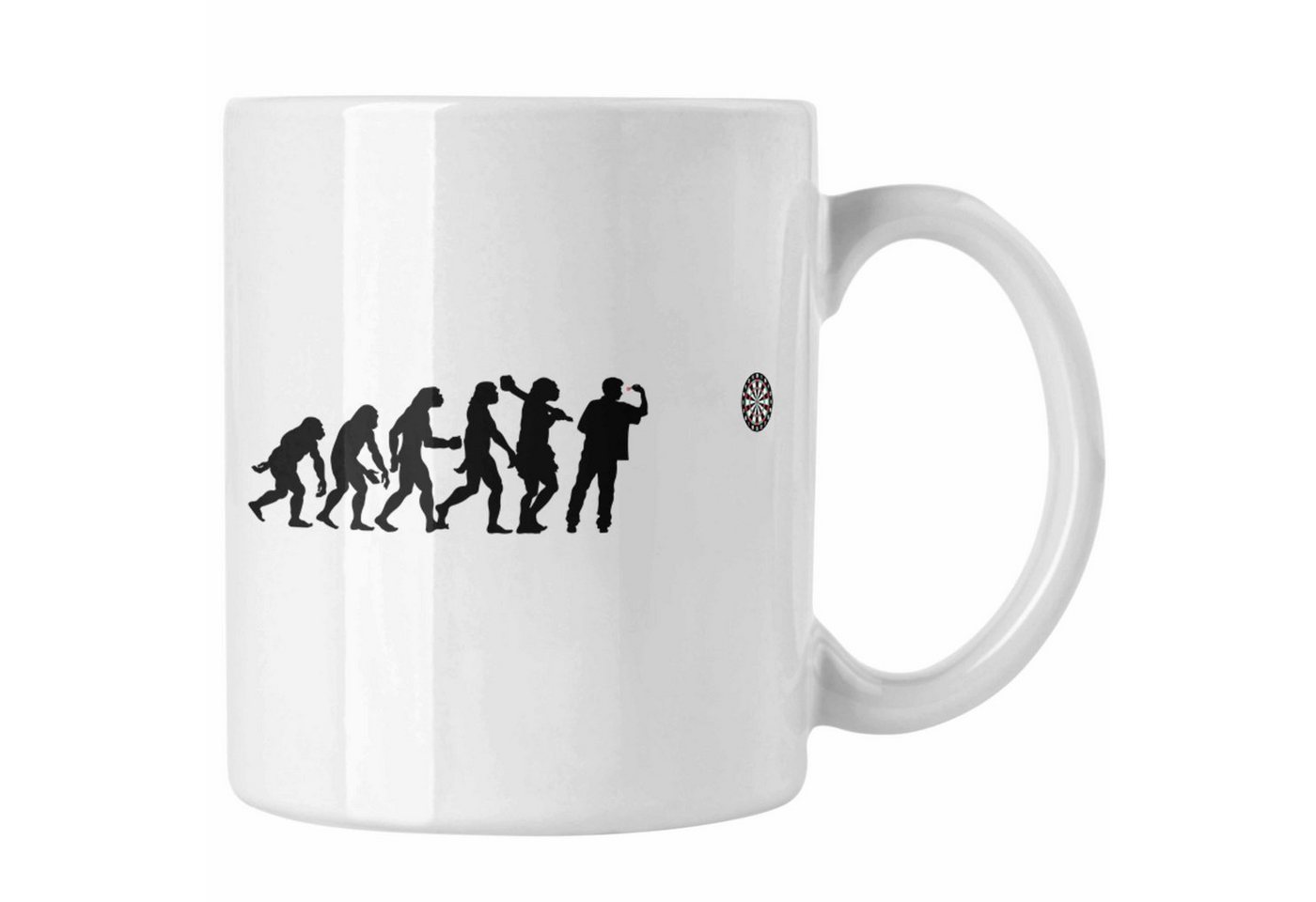 Trendation Tasse Trendation - Dart Tasse Dartpfeil Evolution Spruch Männer Dart-Spieler Trendation Tasse Trendation - Dart Tasse Dartpfeil Evolution Spruch Männer Dart-Spieler von Trendation