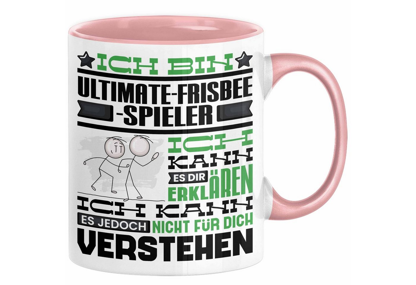 Trendation Tasse Ultimate-Frisbee-Spieler Geschenk Kaffee-Tasse Geschenkidee für Ultima von Trendation