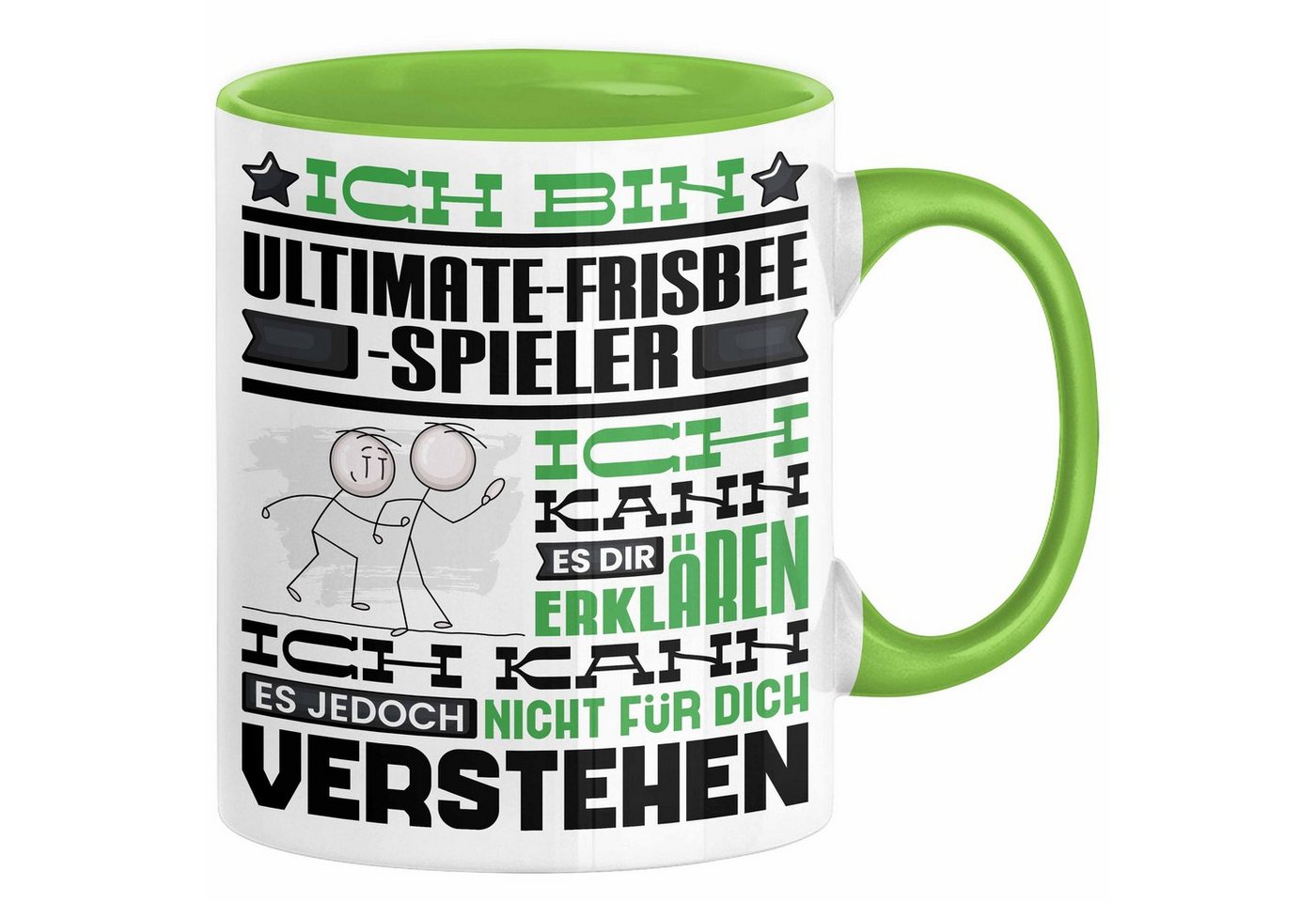 Trendation Tasse Ultimate-Frisbee-Spieler Geschenk Kaffee-Tasse Geschenkidee für Ultima von Trendation