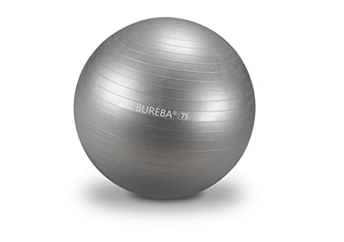 Bureba Unisex – Erwachsene 75SG Gymnastikball, Pezziball, Silber, 75 cm Bureba Unisex – Erwachsene 75SG Gymnastikball, Pezziball, Silber, 75 cm von Trendy Sport