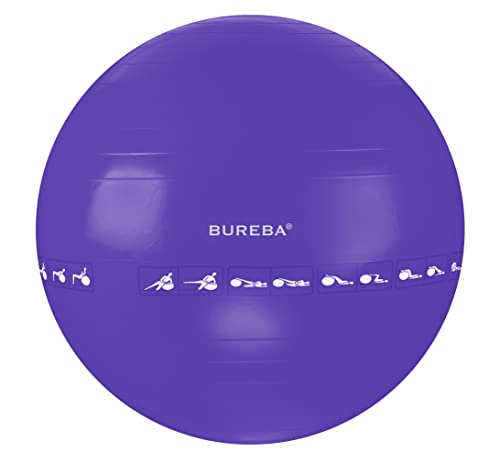 TrendySport BUREBA Ball Gymnastikball inkl. Handpumpe 65cm Purple Bureba Home TrendySport BUREBA Ball Gymnastikball inkl. Handpumpe 65cm Purple Bureba Home von Trendy Sport