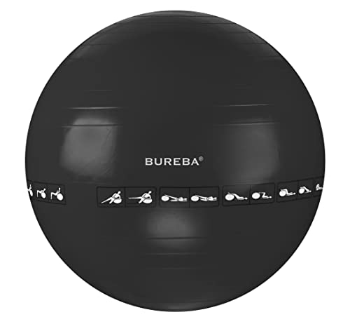 TrendySport Bureba Ball Gymnastikball inkl. Handpumpe 65cm Anthrazit TrendySport Bureba Ball Gymnastikball inkl. Handpumpe 65cm Anthrazit von Trendy Sport