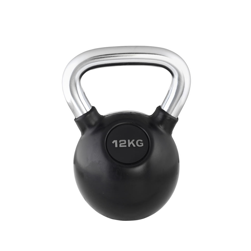 Trendy Kettlebell Chrom-Gummi 4-36kg 12kg Trendy Kettlebell Chrom-Gummi 4-36kg 12kg von Trendy Sport